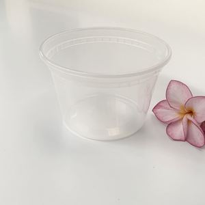 กล่องเก็บอาหารพลาสติกใสขนาด 16 ออนซ์ พร้อมฝาปิด LDPE ป้องกันการรั่วซึม ยี่ห้อ Deli Cup รุ่นขายดี - Product Image 3