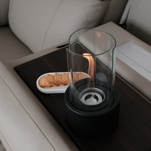 Moderna Mesa de Exterior con Chimenea de Bioetanol, Pequeña, Independiente, Portátil, para Fiestas - Product Image 1