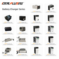 Chargeur intelligent IDEALPLUSING LiFePO4 à charge rapide avec écran LCD 36-153.6VDC 200A 14KW pour batteries au lithium