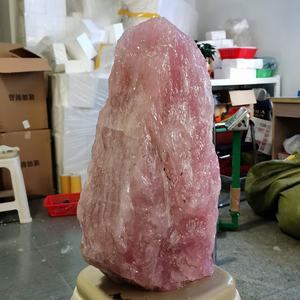 Su Larga Scala Feng Shui Naturale Quarzo Rosa Guarigione Di Cristallo <span class=keywords><strong>Pietre</strong></span> Raw Ruvido - Product Image 2