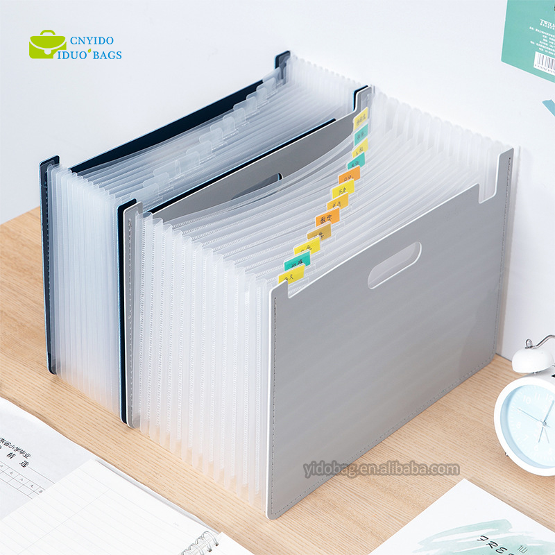 A4 Accordion File Organizer Túi Nhựa Dung Lượng Lớn Mở Rộng Thư Mục Tập Tin 13 Túi