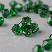 Pierres à coudre YAXI P291 vert fougère premium 4 mm, en époxy, revêtement diamant AB, transparentes comme du cristal, durables, écologiques, perles à 2 pointes pour vêtements