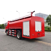 Truk Pemadam Kebakaran Sinotruk Howo 4x2 Baru, Tangki Air 8CBM, Diesel, untuk Penyelamatan dan Penggunaan di Hutan