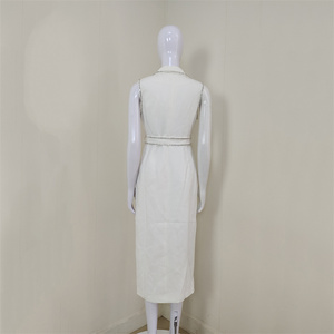 Vestido A3210 Nigeria para Mujer, Vestido Fansi para Mujer, Vestido de Novia Musulmán Libaba para Mujeres Gorditas, Blanco - Product Image 5