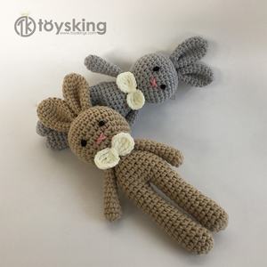 Muñeco <span class=keywords><strong>de</strong></span> Ganchillo Hecho a Mano <span class=keywords><strong>de</strong></span> Algodón, Conejito Amigurumi, Juguete <span class=keywords><strong>de</strong></span> Ganchillo para Bebés, Regalos para Bebés, Gran Venta <span class=keywords><strong>2020</strong></span> - Product Image 5