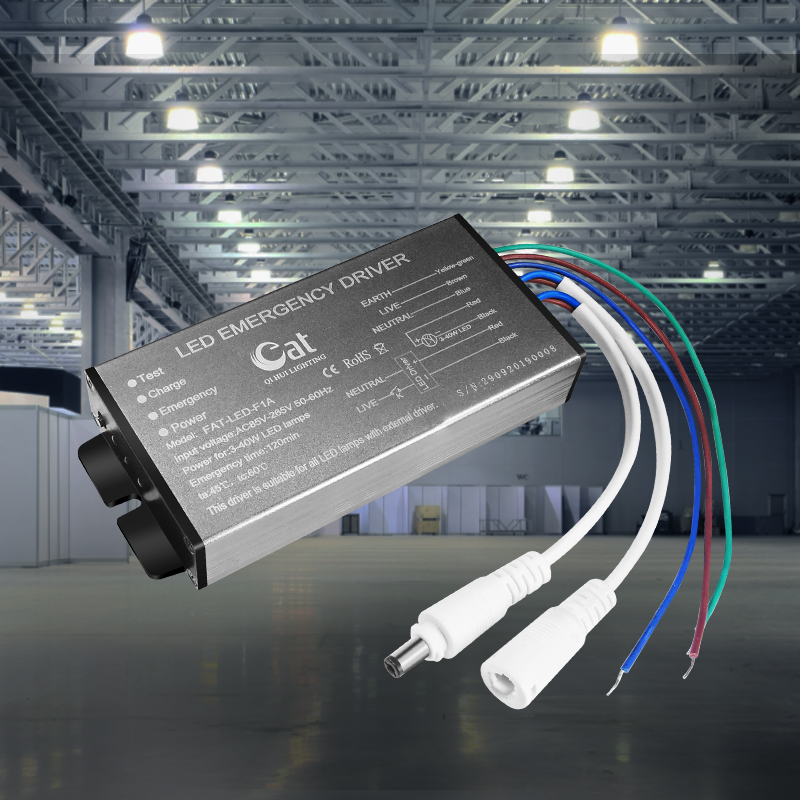 Аварийный комплект с автоматическим преобразованием, 3-60 Вт, панельный светильник, аварийный источник питания, светодиодный аварийный драйвер CE Rohs 0,3a-0,01a 130x58x22 мм