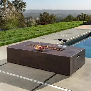 Set di divani da esterno tavolo per braciere mobili da esterno personalizzati patio fire pit pool fire bowl