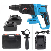Marteau perforateur sans fil 21V, énergie d'impact 2.8J, perceuse industrielle SDS Plus haute performance, ensemble d'outils à batterie