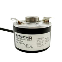 Encodeur rotatif optique haute résolution arbre creux 10MM 12MM 15MM alésage 100 200 500 1000 1024 4096 5000PPR vitesses