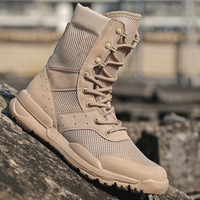 Vente Chaude Chaussures de Randonnée pour Hommes Légères d'Extérieur d'Escalade, Bottes Tactiques d'Entraînement Ultra-légères pour Désert et Jungle