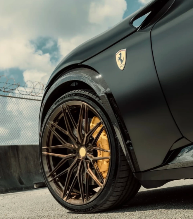 Custom Antique Bronze Forged Aluminum Alloy Wheels 5x112 5x114.3 18 19 ...