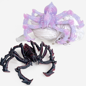 Giocattolo Antistress a Forma di Ragno Stampato in 3D, Decorazione per Casa e Ufficio, Creature Arachnidee Articolate Stampate in 3D, Oggetti Economici - Product Image 1