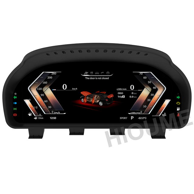 12.5-inch Car LCD Digital Instrument Panel Cluster Speedometer Display for BMW 5/6/7 Series F10 F11 F01 F06 F07 X3 X4 X5 X6