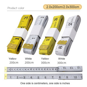 Tùy Chỉnh 60 Inch 1.5M 19Mm Mềm Phẳng PVC ABS Thợ May Băng Cơ Thể Đo May Cai Trị Meter Cho Vải May Imperial Đo - Product Image 2