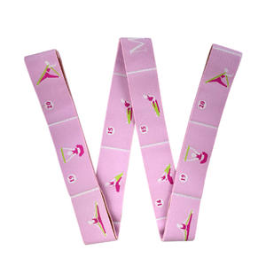 Bande de résistance à tension numérique hautement élastique Finny, ceinture d'exercice, jacquard flexible, 9 boucles, sangle d'entraînement de yoga - Product Image 3