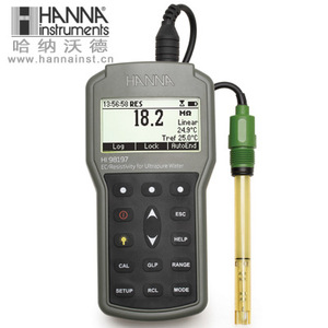 เครื่องวิเคราะห์คุณภาพน้ำบริสุทธิ์พิเศษ Hanna Hi98197 ไมโครคอมพิวเตอร์ Ec Tds Resistivity Nacl Analyzer จากอิตาลี - Product Image 3