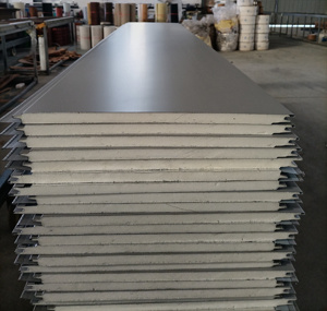 Design moderno in acciaio metallo pannello intagliato isolamento e isolamento termico pannello Sandwich materiali da costruzione per l'uso in edifici - Product Image 1