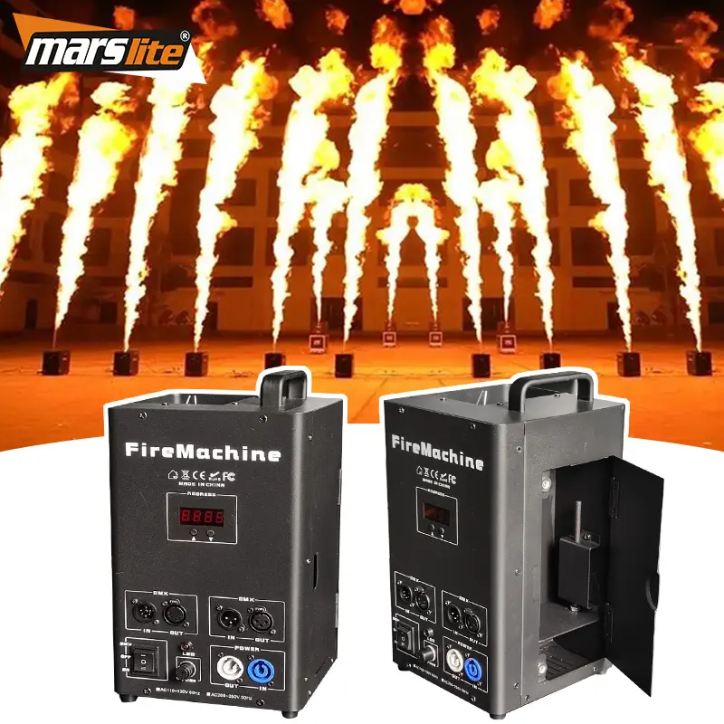 Hiệu ứng sân khấu ngọn lửa Máy Marslite pháo hoa 200W DMX lửa máy