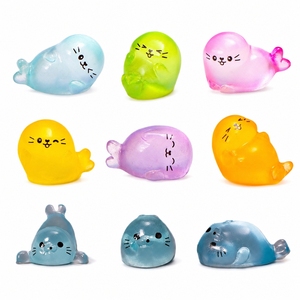Statuette in Resina <span class=keywords><strong>di</strong></span> Animali Marini Fluorescenti all'Ingrosso, Ornamenti per Micro Paesaggi, Giardini, Acquari e Decorazioni da Tavolo - Product Image 1