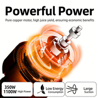 Exprimidor de Caña de Azúcar Vertical YYHB con Ruedas - 1100W de Alta Productividad para Mercados de Ramadán en Malasia, Fácil de Montar y Desmontar