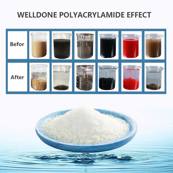 White Powder Flocculation Polymer Polyacrylamide Tratamiento De Aguas ...