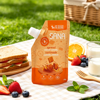 Sachet Doypack en gros avec bec verseur pour liquides, jus et sauces, avec couvercle à bec verseur