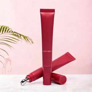 Tube souple mat rouge 15g 20g pour crème contour des yeux, emballage cosmétique, vente en gros, marque privée, pour lotion, baume à lèvres, brillant à lèvres - Product Image 5