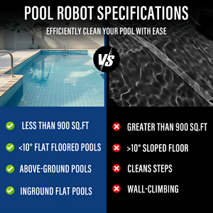 Robot de nettoyage de <span class=keywords><strong>piscine</strong></span> automatique sans fil pour l'élimination des feuilles, des algues, du sable et de la boue, <span class=keywords><strong>aspirateur</strong></span> de <span class=keywords><strong>piscine</strong></span> - Product Image 6