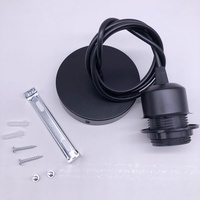 Support de lampe suspendu Ruyi E27 à vis filetée complète, support de demi-gobelet pour lampe, 250V, DIY, garantie 3 ans, usage intérieur