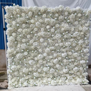 Événement anniversaire décoration rouge rose toile <span class=keywords><strong>de</strong></span> <span class=keywords><strong>fond</strong></span> mariage scène décoration fleur mur <span class=keywords><strong>fond</strong></span> à <span class=keywords><strong>vendre</strong></span> - Product Image 3