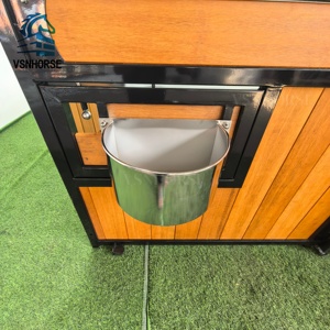 RVS paardenvoederbak stalvoederbak gladde binnenkant voor hygiënisch dagelijks gebruik - Product Image 1