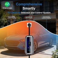 Yeni WrightCharge P01 Seyahat Tipi EV Şarj Cihazı 7kW CE RoHS Sertifikalı IP67 Kullanıma Hazır Akım Algılama Tip 2 Global Şarj
