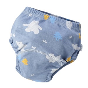 Pantalon <span class=keywords><strong>d</strong></span>'entraînement en gaze de coton respirant à 6 couches pour enfants couches lavables pour bébé pantalon de <span class=keywords><strong>couche</strong></span>-culotte <span class=keywords><strong>d</strong></span>'<span class=keywords><strong>apprentissage</strong></span> - Product Image 1