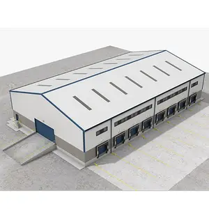 Factory Prefab Warehouse Steel Structure/plant Frame Steel Buildings/prefabricated Hangar