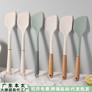 Silicone Spatula Non Stick High Temperature Resistant Cooking Utensil For Frying Pan Stirring Scraping - Product Image 5