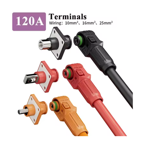 Harness penyimpanan energi surya, aksesori elektronik dengan terminal tembaga nilon dan rakitan kabel baterai Lithium - Product Image 3