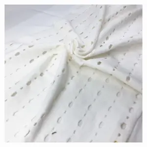 Hots sales Multiple style selection cotton mesh fabric Pick hole fabric for eco friendly cotton mesh bag