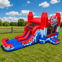 Château gonflable commercial très demandé pour la location d'événements et de fêtes pour enfants