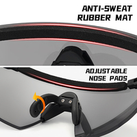 Lunettes de Tir de Sécurité Z87.1 Tactiques Monture TR90 Anti-UV400 Coupe-Vent, Verres Épais de 2.4mm, Avec 3 Lentilles