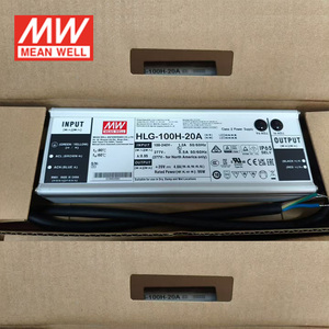 MEAN WELL HLG-100H-20A 100W 20V 4.8A CV‑CC LED Driver AC90‑305Vac IP65 Waterproof Adjustable Output Power Supply - Product Image 1