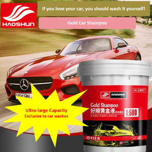HAOSHUN 18L <span class=keywords><strong>Shampoing</strong></span> Concentré pour Voiture Doré en Bouteille Plastique Double Fonction Nettoyage et Cire Ultra-Grande Capacité Nettoyage en Profondeur et Polissage - Product Image 3