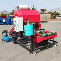 Machine de ensilage combinée Napier Grass Peanut Corn Hay Straw Stalk, avec hacheuse et ensileuse, moteur diesel, haute productivité, automatique