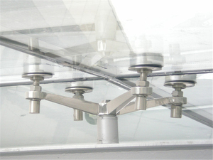 ZD - Soporte de Araña de Vidrio de 4 Brazos, Acero Inoxidable 304 316, para Montaje de Muros Cortina de Vidrio Exterior - Product Image 6