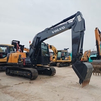 Excavatrices sur chenilles Volvo EC140 d'occasion, 14 tonnes, peinture brute, qualité supérieure, d'origine usine, à vendre