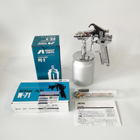 Pistolet de pulvérisation haute pression OEM en alliage pneumatique W-71S du Japon pour peinture de finition automobile et de meubles avec atomisation élevée sur le pot