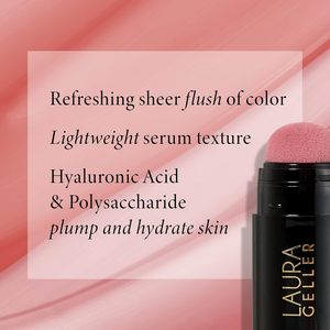 LAURA GELLER NEW YORK Quench-n-Colors Kit-sieric Blush Tint, pesco di papavero e balsamo di gelatina idratante balsamo per le labbra colorato, nel Bu