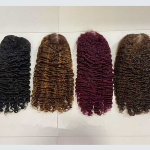 Parrucca Riccia Birmana Colorata 13x6 con Pizzo HD, Densità 250, Parrucca Frontale in Pizzo HD con <span class=keywords><strong>Capelli</strong></span> Umani Ricci Birmani, Fornitori all'Ingrosso - Product Image 1