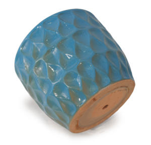 Jardinière en céramique durable et légère, peinte à la main, écologique, avec trou de drainage, motif unique, pour l'intérieur et l'extérieur - Product Image 3