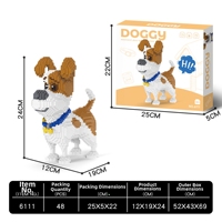 <strong>Best</strong> <strong>Selling</strong> Plastic Pet <strong>Building</strong> Blocks-800-Piece Cute Animal Mini <strong>Brick</strong> DIY Assemble Puzzle Gift for Kids & Pet Lovers
