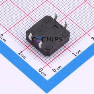 TS015-CBW1EH4.3 Tactile Switch Through hole-4P,12x12mm Switch Single Pole Single Throw Round Button 1.8N Through Hole - Product Image 2